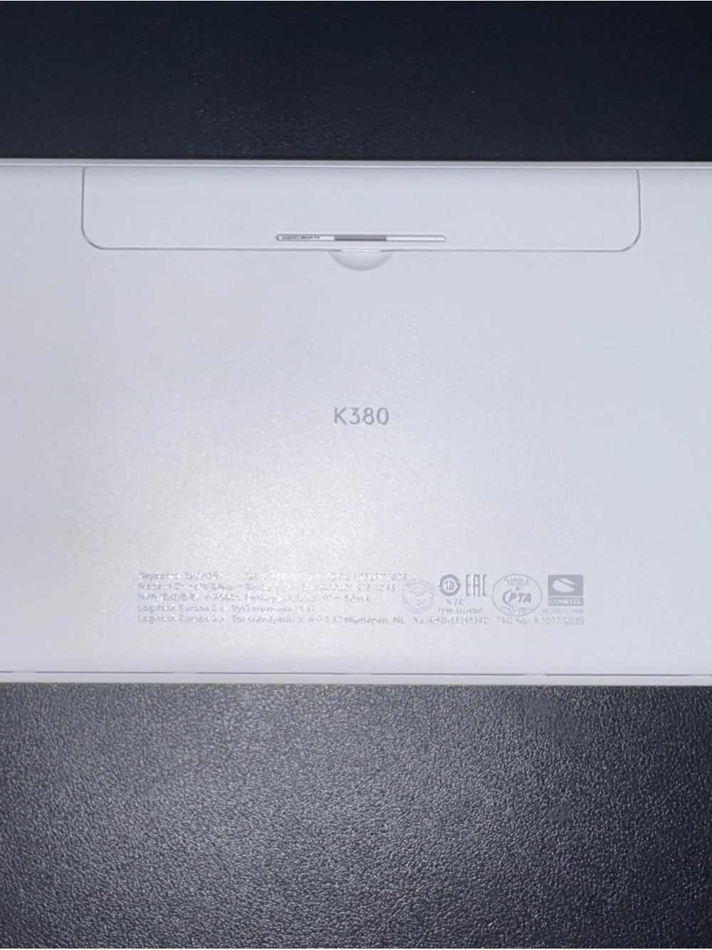 Logitech K380 Compact Wireless Keyboard - White